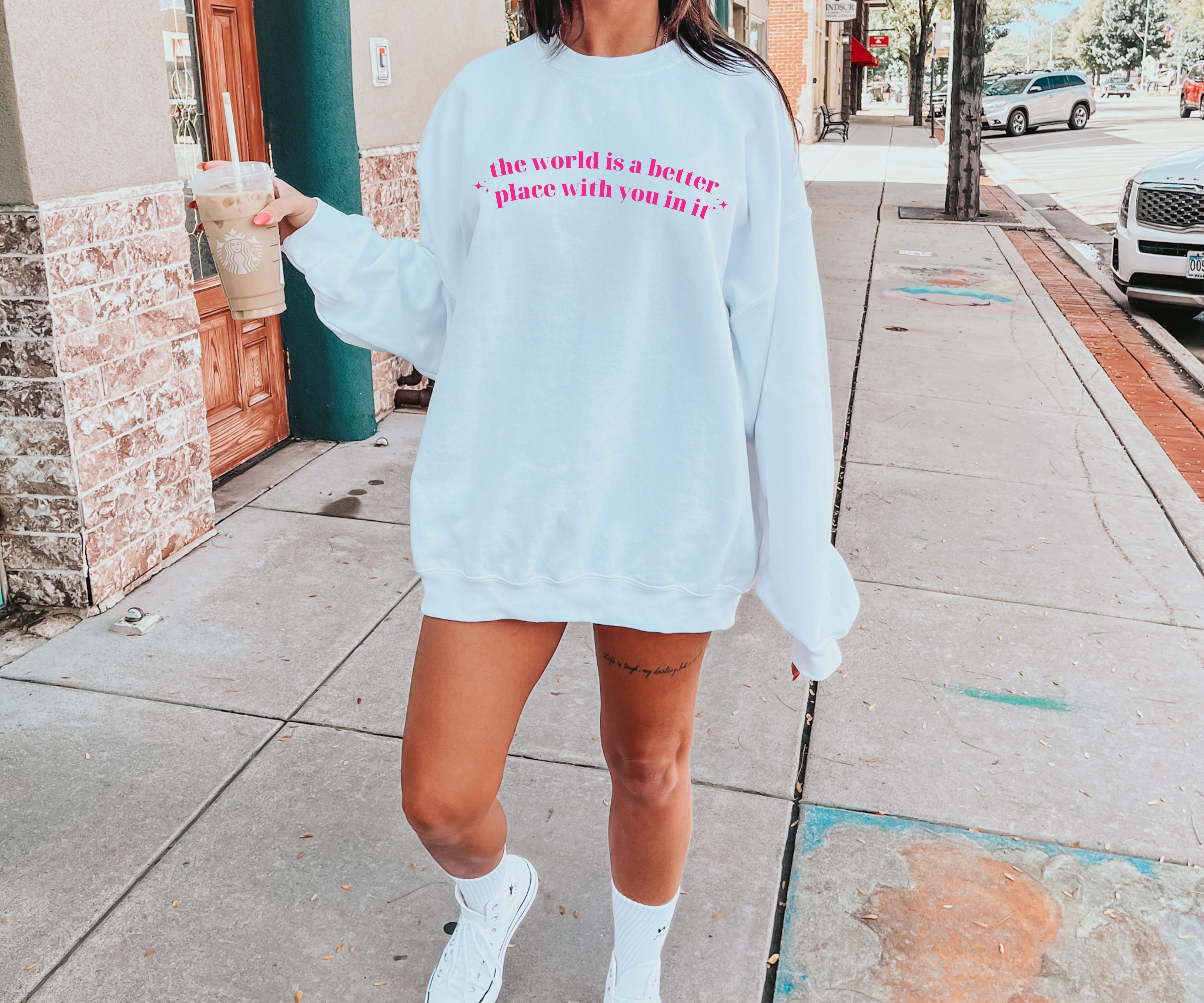 You Deserve The World Crewneck Sweatshirt